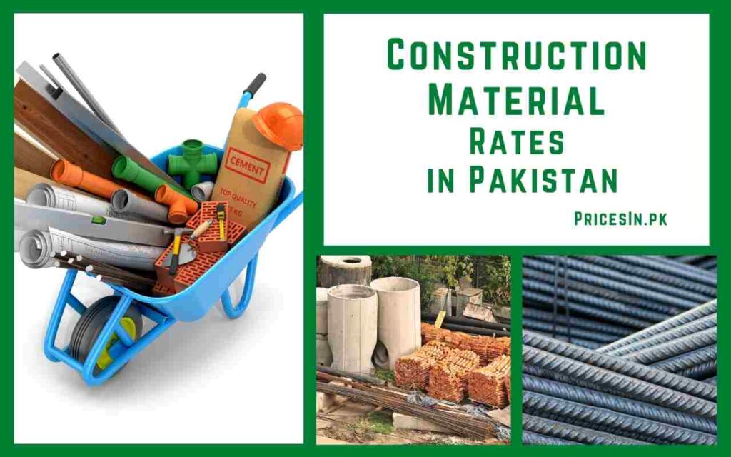 Construction material prices in pakistan